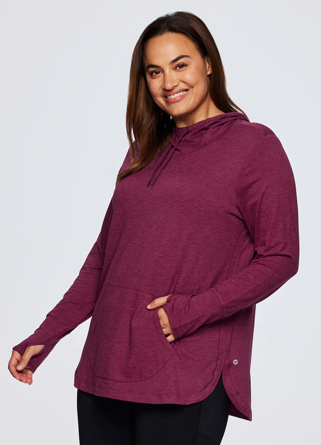 Plus Studio Breathe Super Soft Hoodie Tunic - Image 6