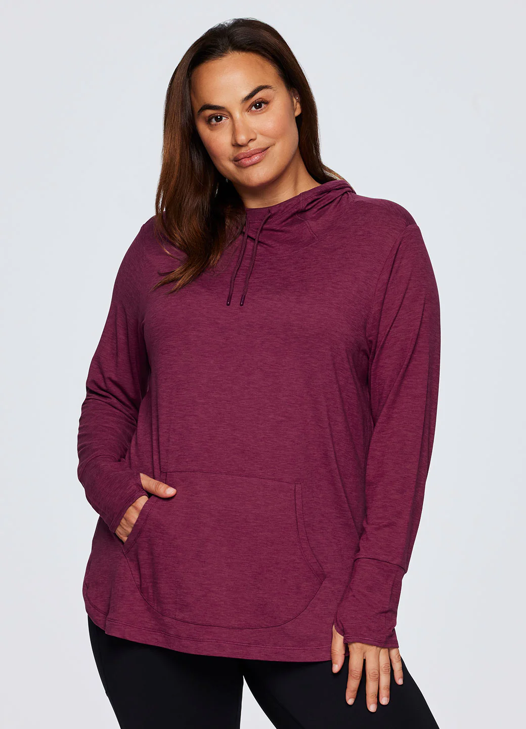 Plus Studio Breathe Super Soft Hoodie Tunic - Image 8
