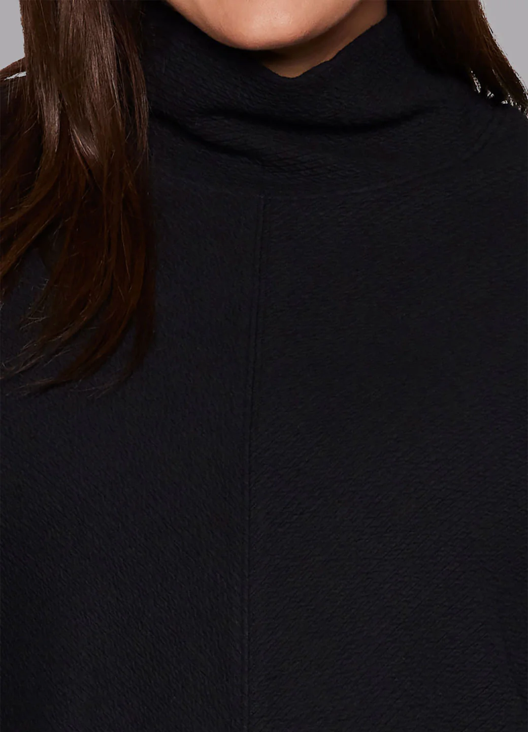 Plus Studio Jacquard Mock Neck Pullover - Image 5