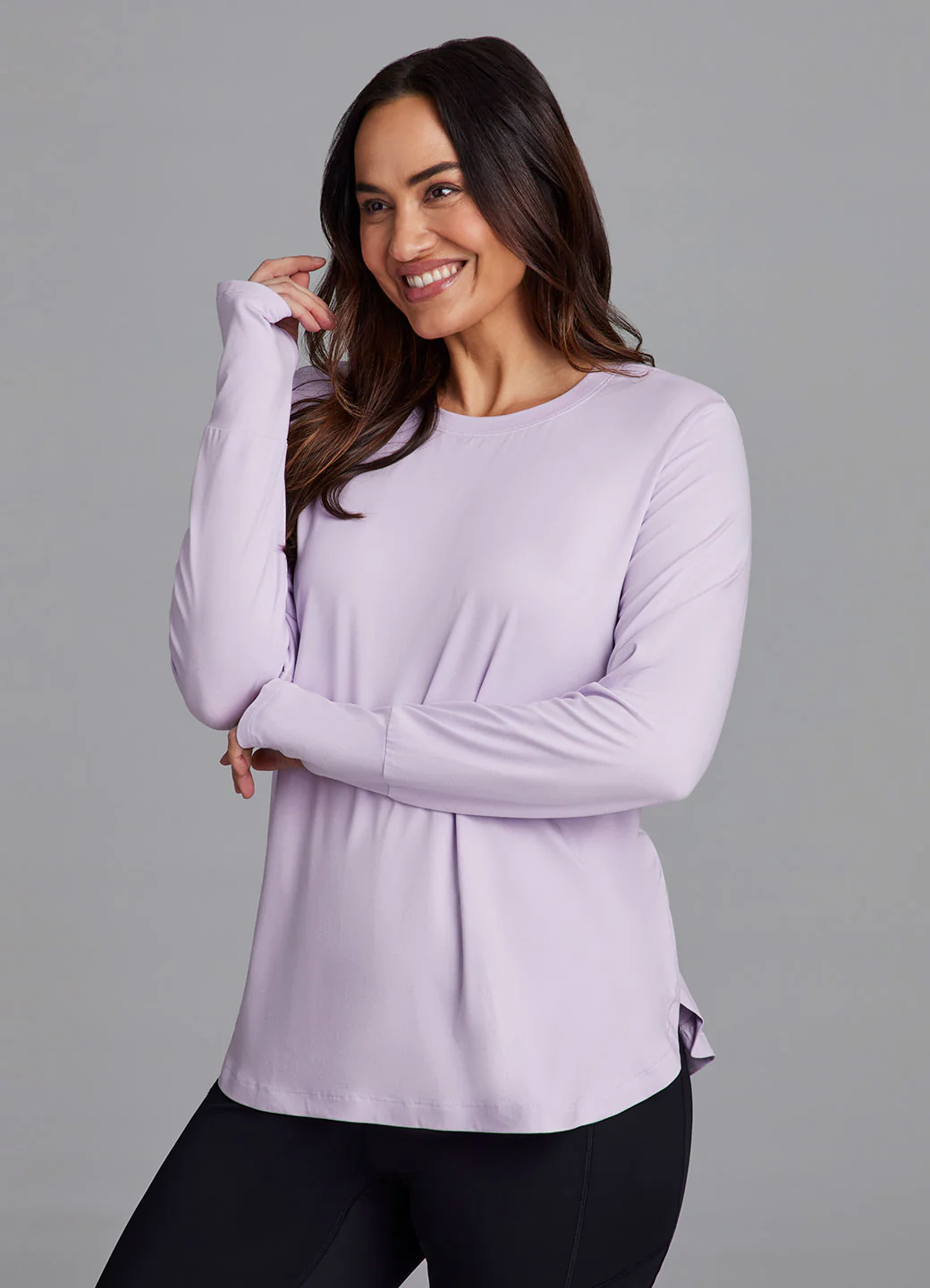 Plus Studio Practice Long Sleeve Tunic Tee - Image 10
