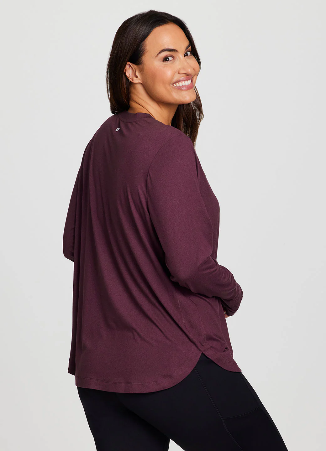 Plus Studio Practice Long Sleeve Tunic Tee - Image 20