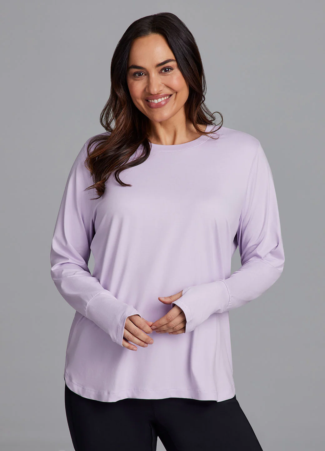 Plus Studio Practice Long Sleeve Tunic Tee - Image 6