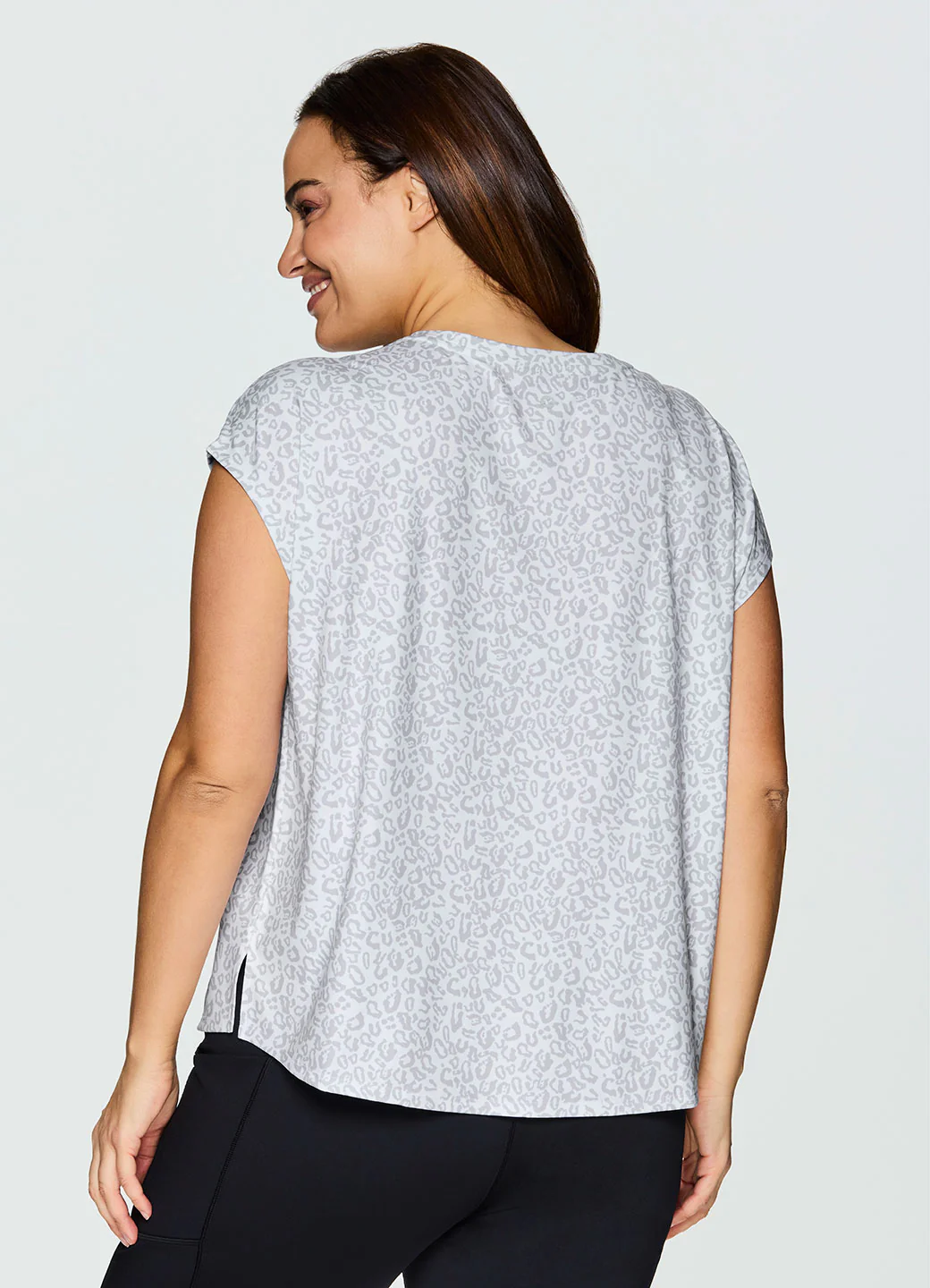 Plus Super Soft Leopard Tee - Image 2