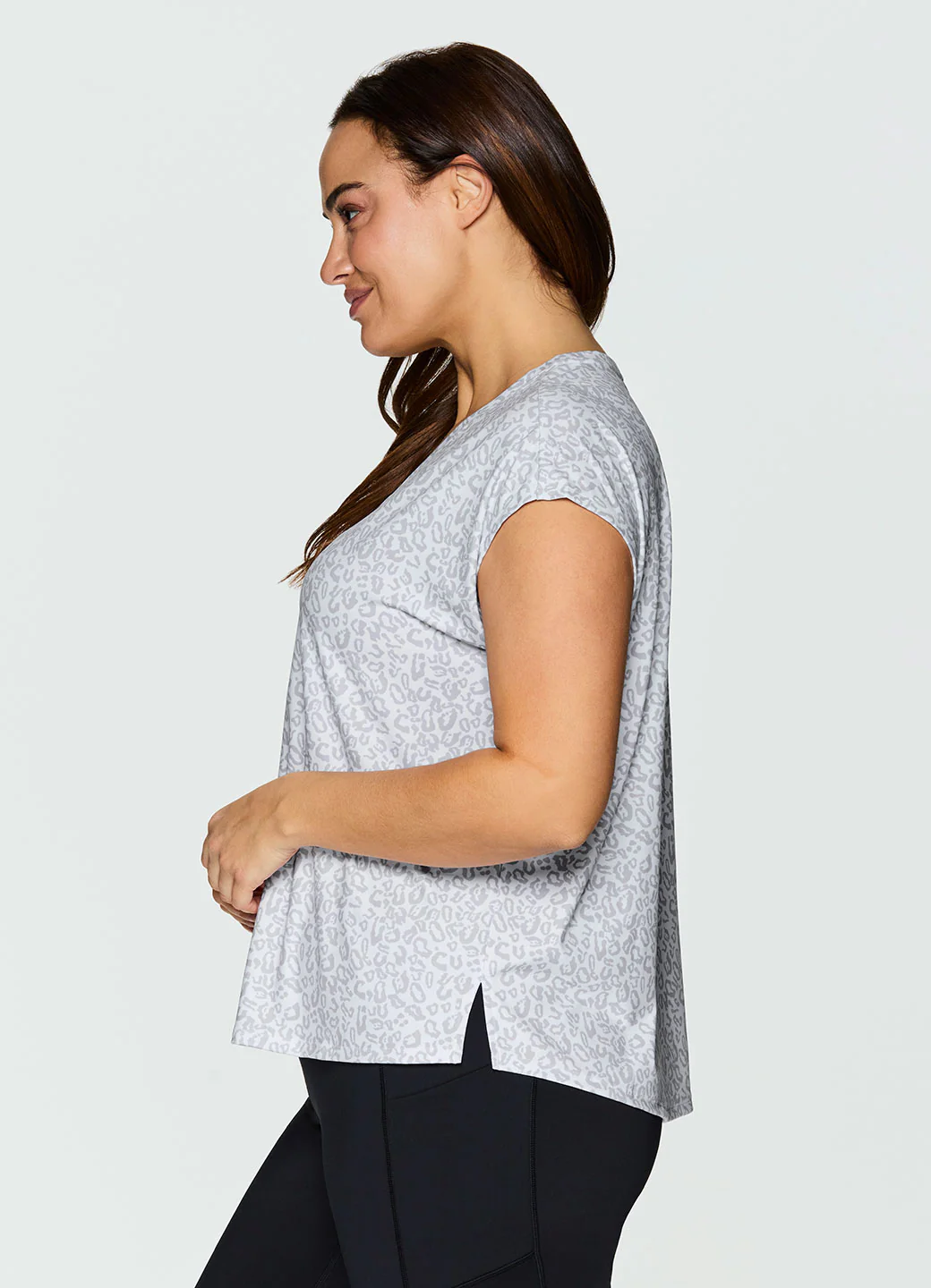 Plus Super Soft Leopard Tee - Image 3