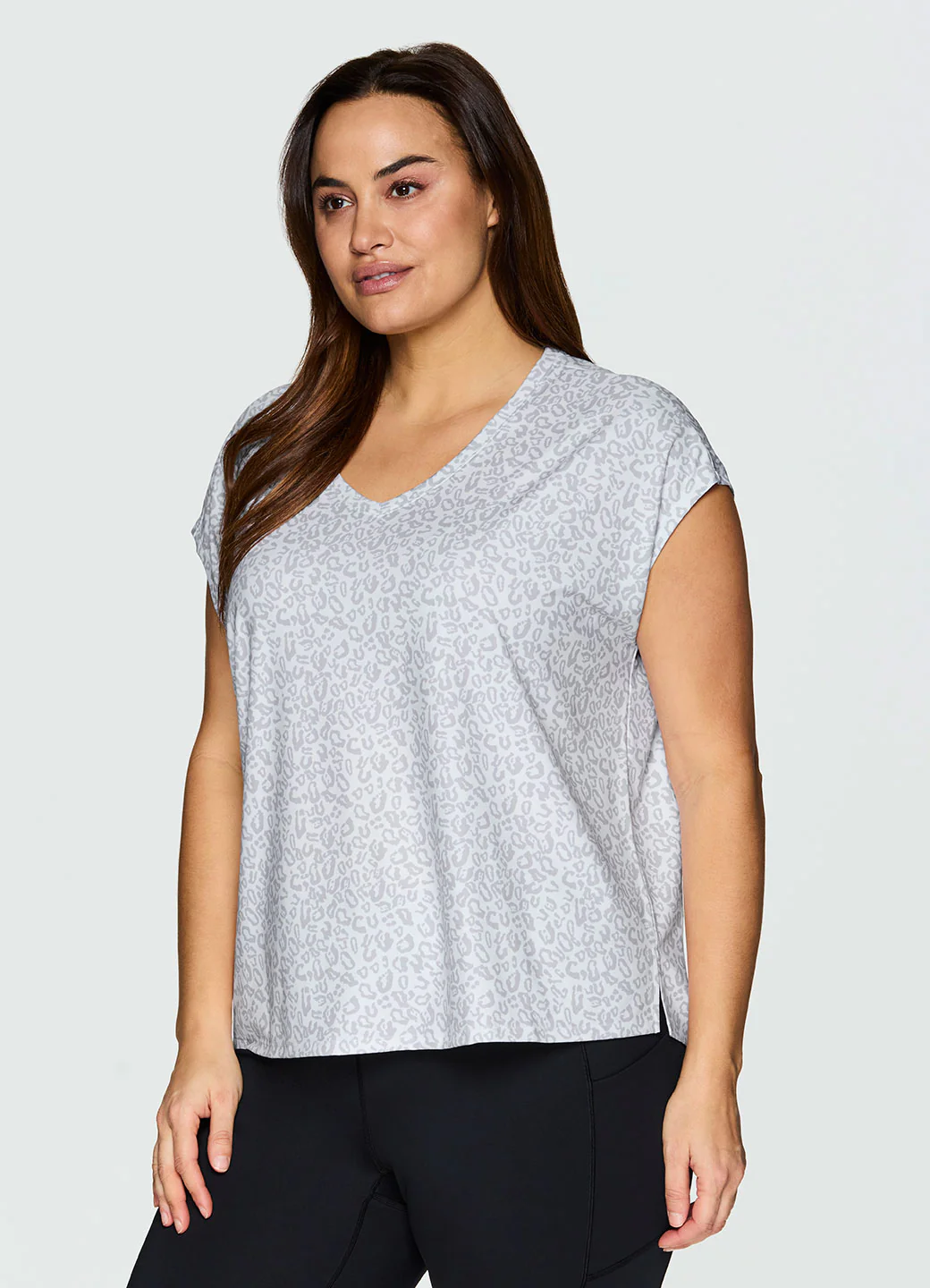 Plus Super Soft Leopard Tee - Image 4