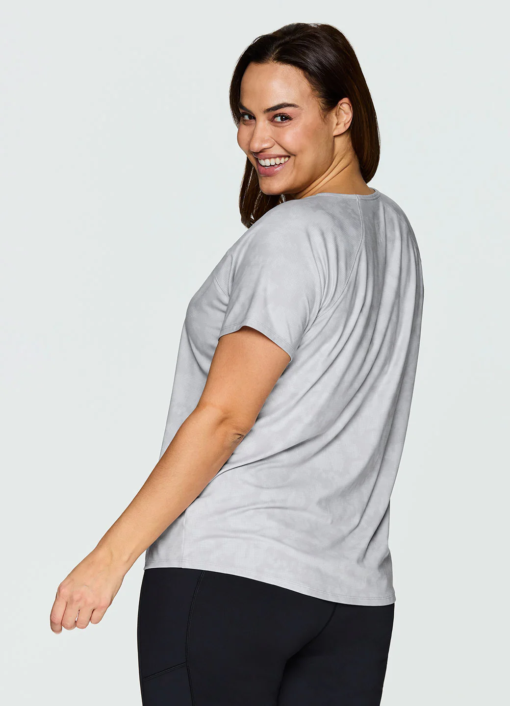 Plus Tonal Floral Super Soft Tee - Image 10