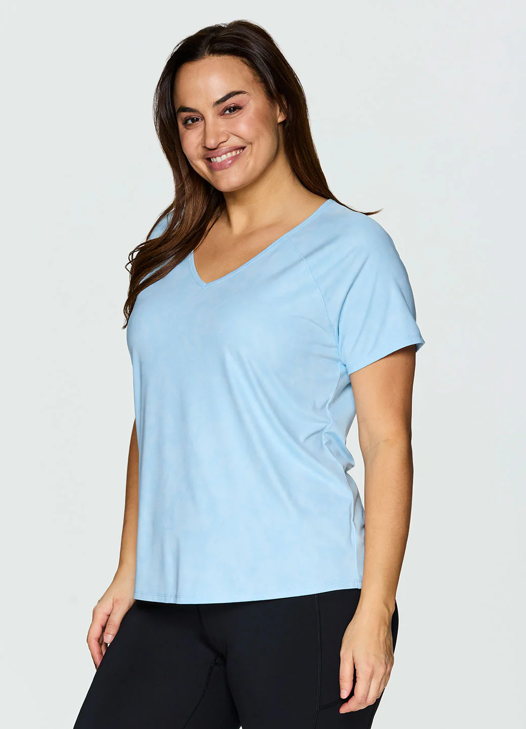 Plus Tonal Floral Super Soft Tee - Image 3