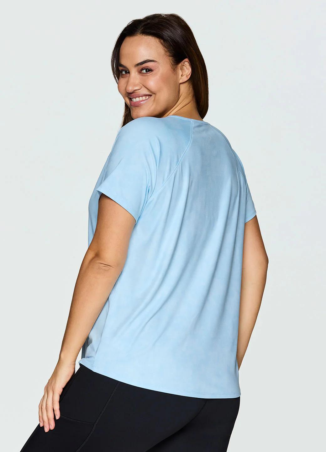 Plus Tonal Floral Super Soft Tee - Image 5