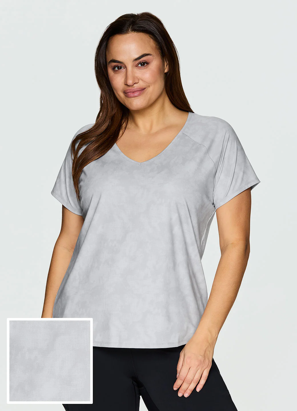 Plus Tonal Floral Super Soft Tee - Image 6