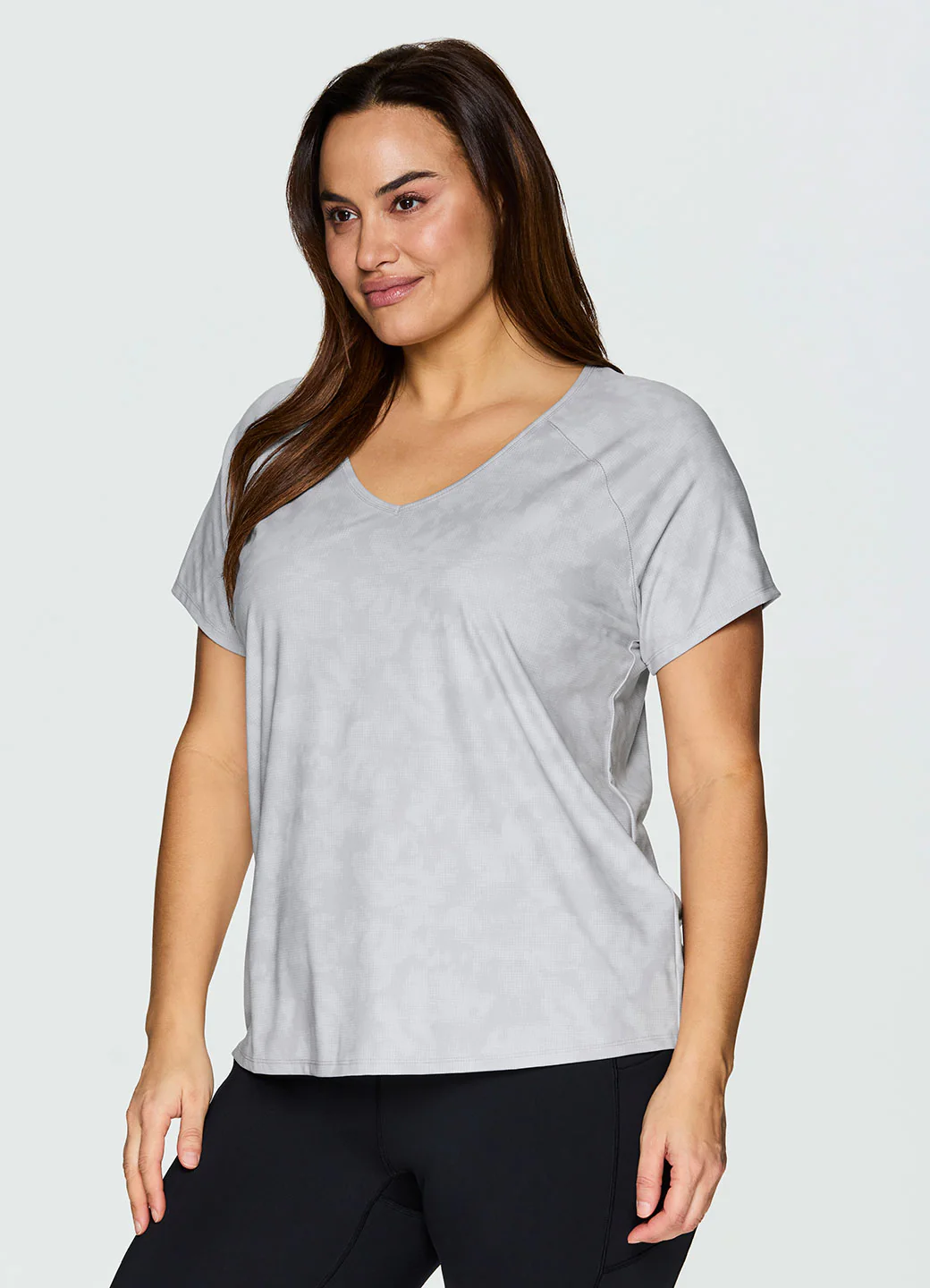Plus Tonal Floral Super Soft Tee - Image 8