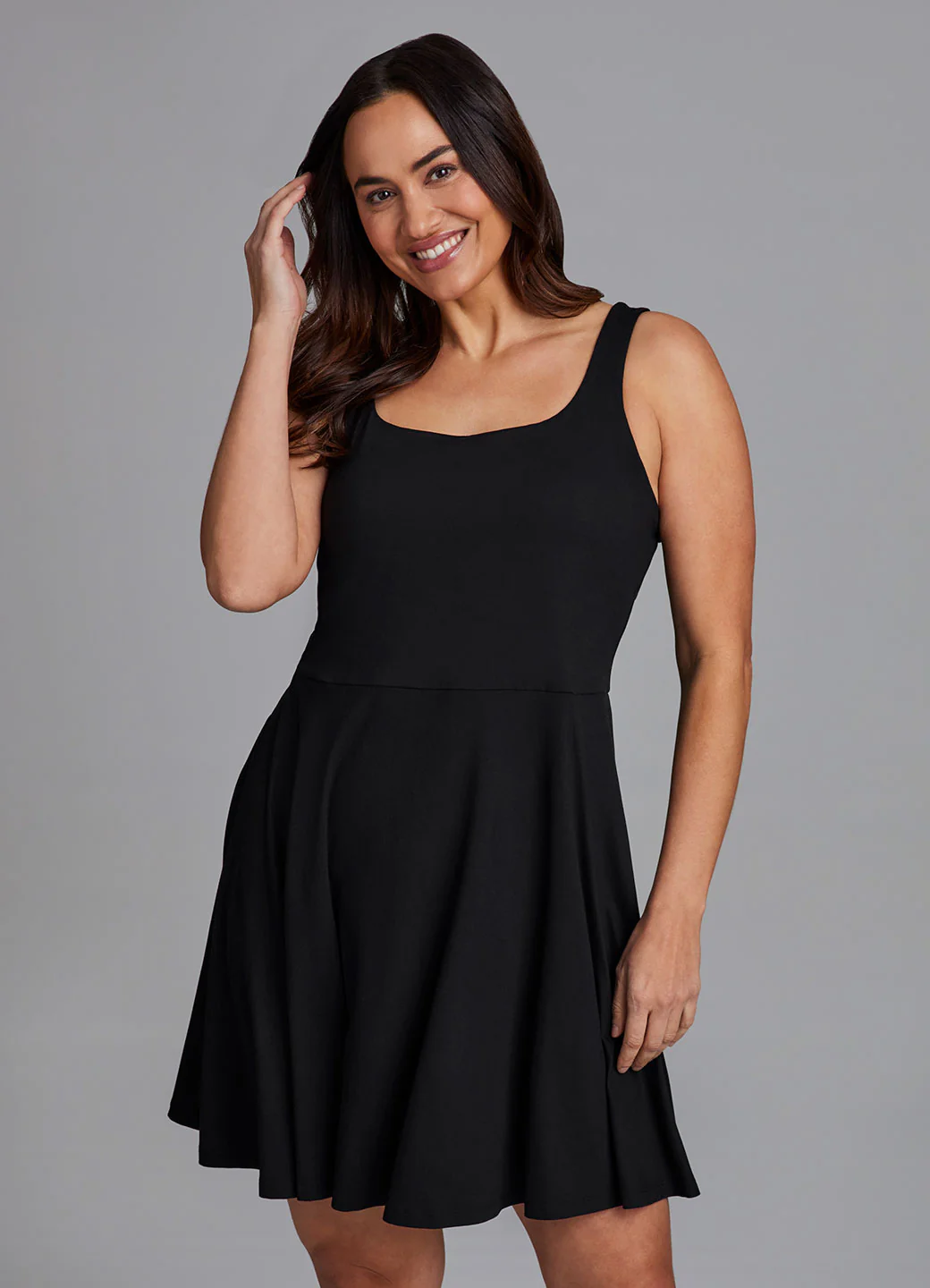 Plus Traveler Fit And Flare Dress - Image 3