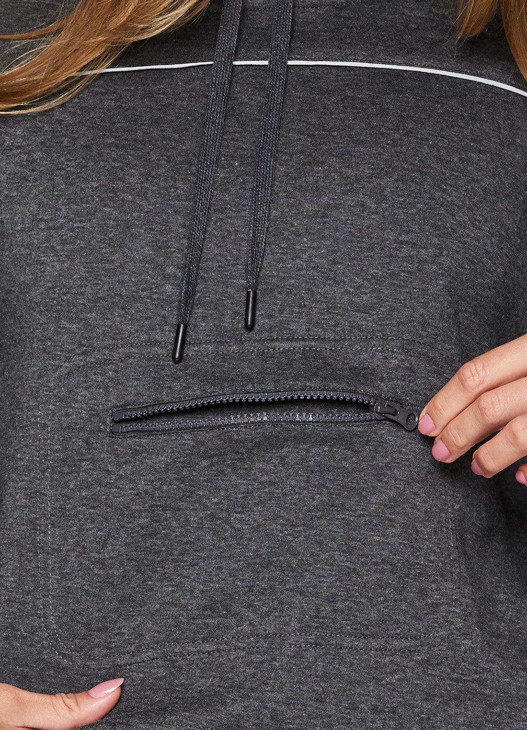 Prime Cropped Fleece Hoodie - Image 10