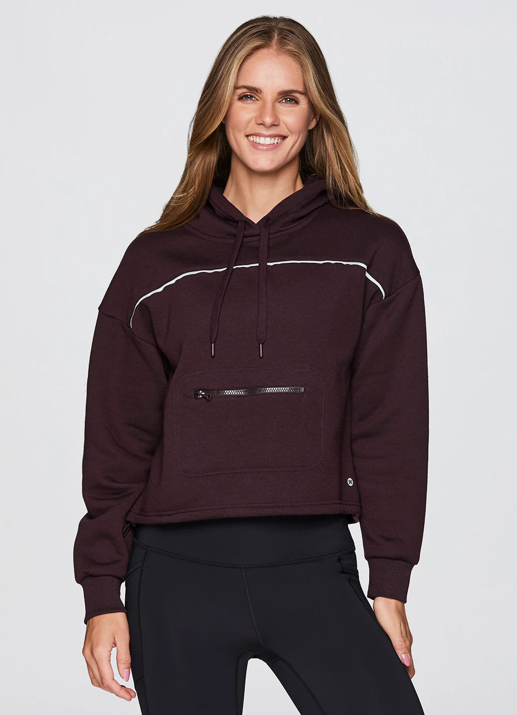 Prime Cropped Fleece Hoodie - Image 11