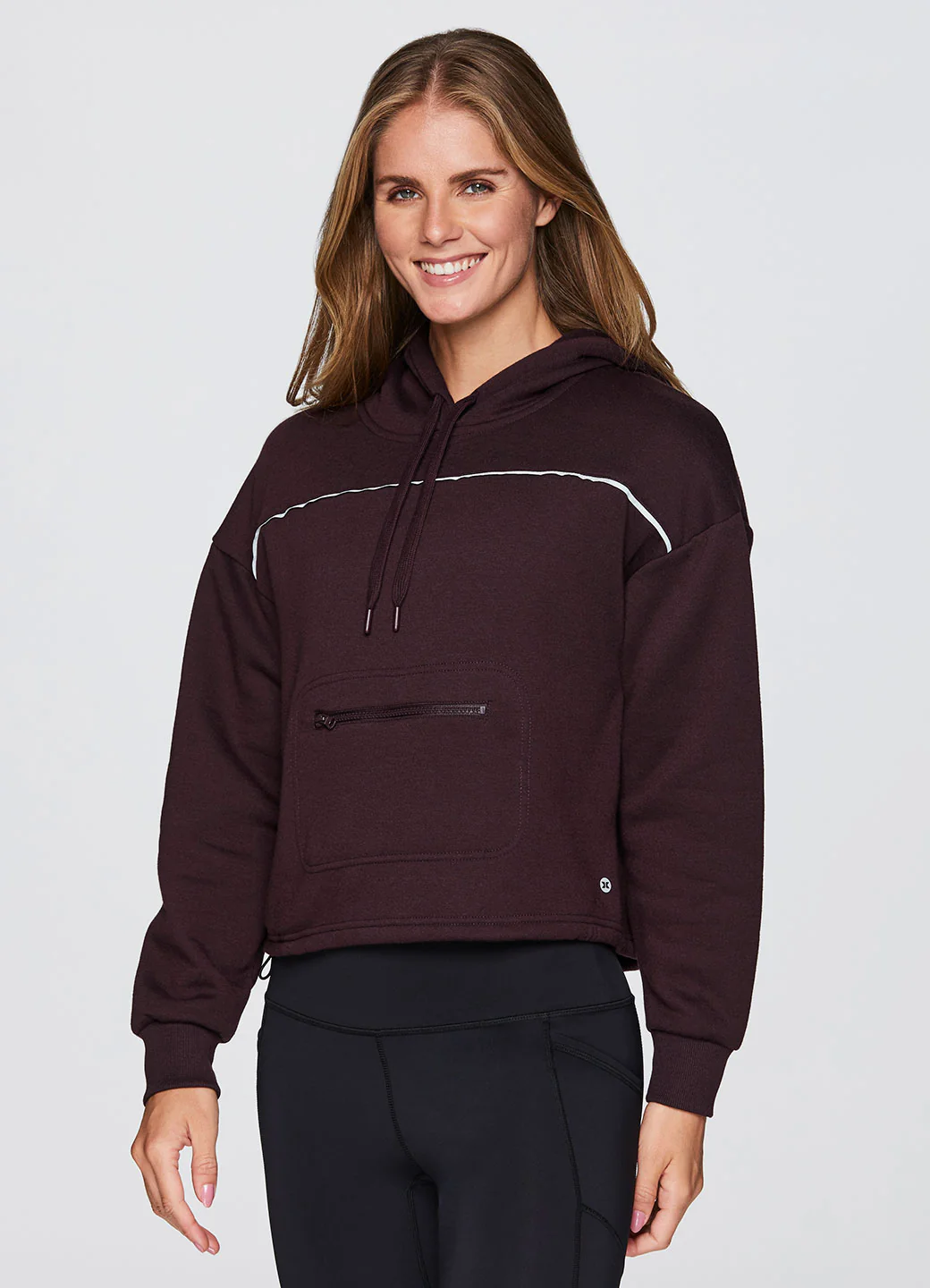 Prime Cropped Fleece Hoodie - Image 13