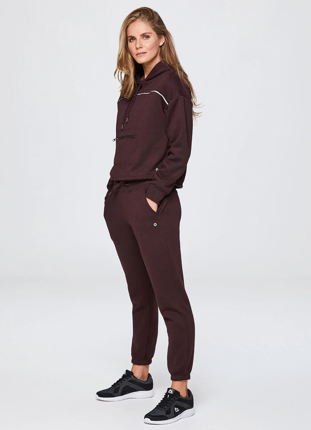 Prime Cropped Fleece Hoodie - Image 16
