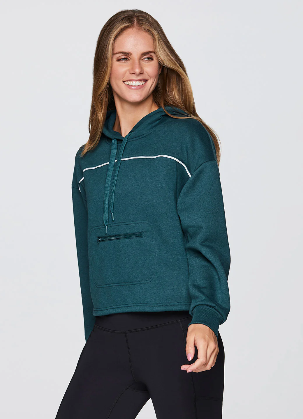 Prime Cropped Fleece Hoodie - Image 3