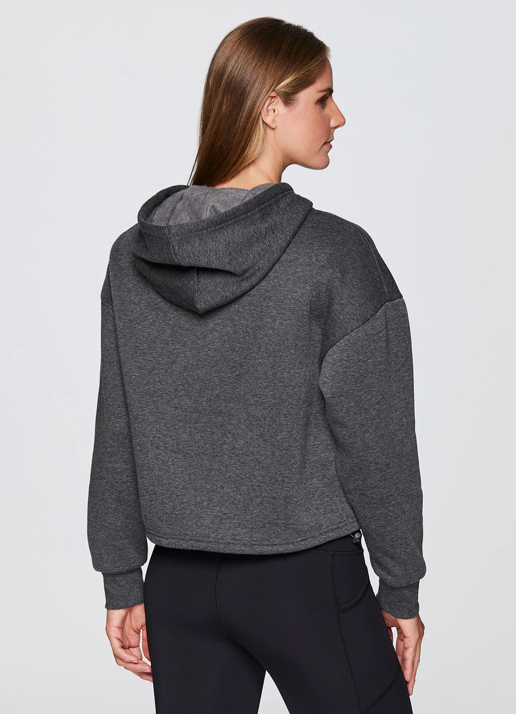 Prime Cropped Fleece Hoodie - Image 7