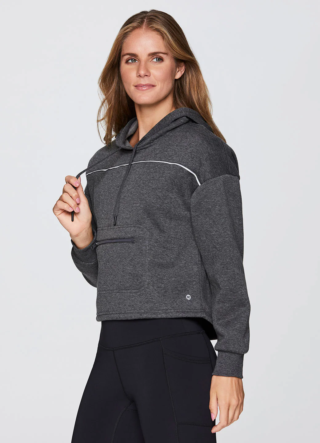 Prime Cropped Fleece Hoodie - Image 8