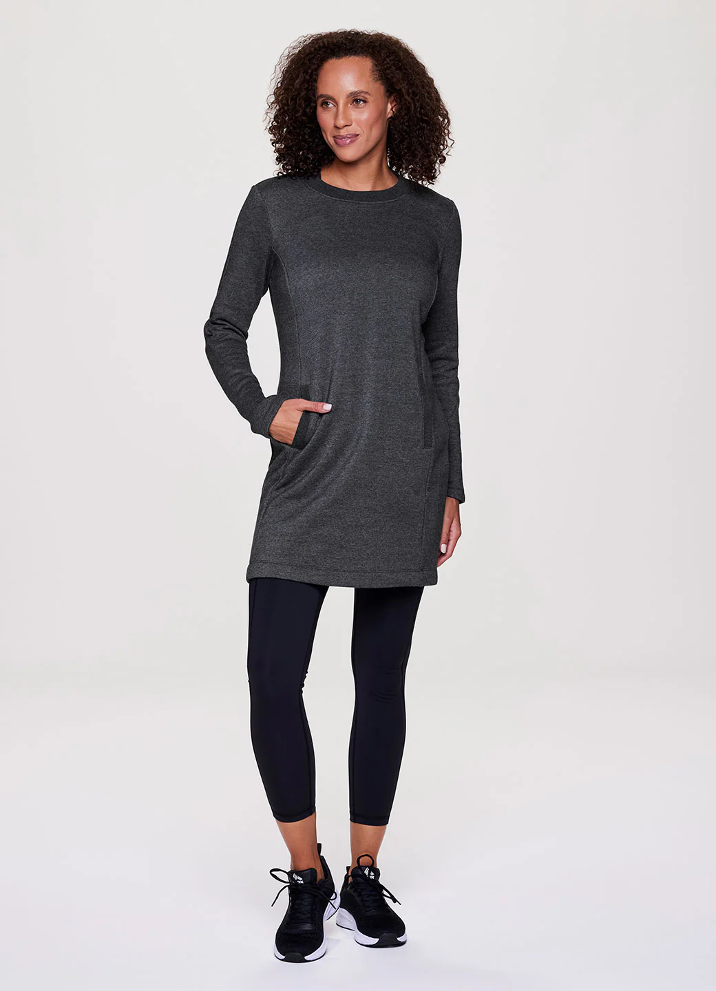 Prime Fleece Crewneck Dress - Image 5