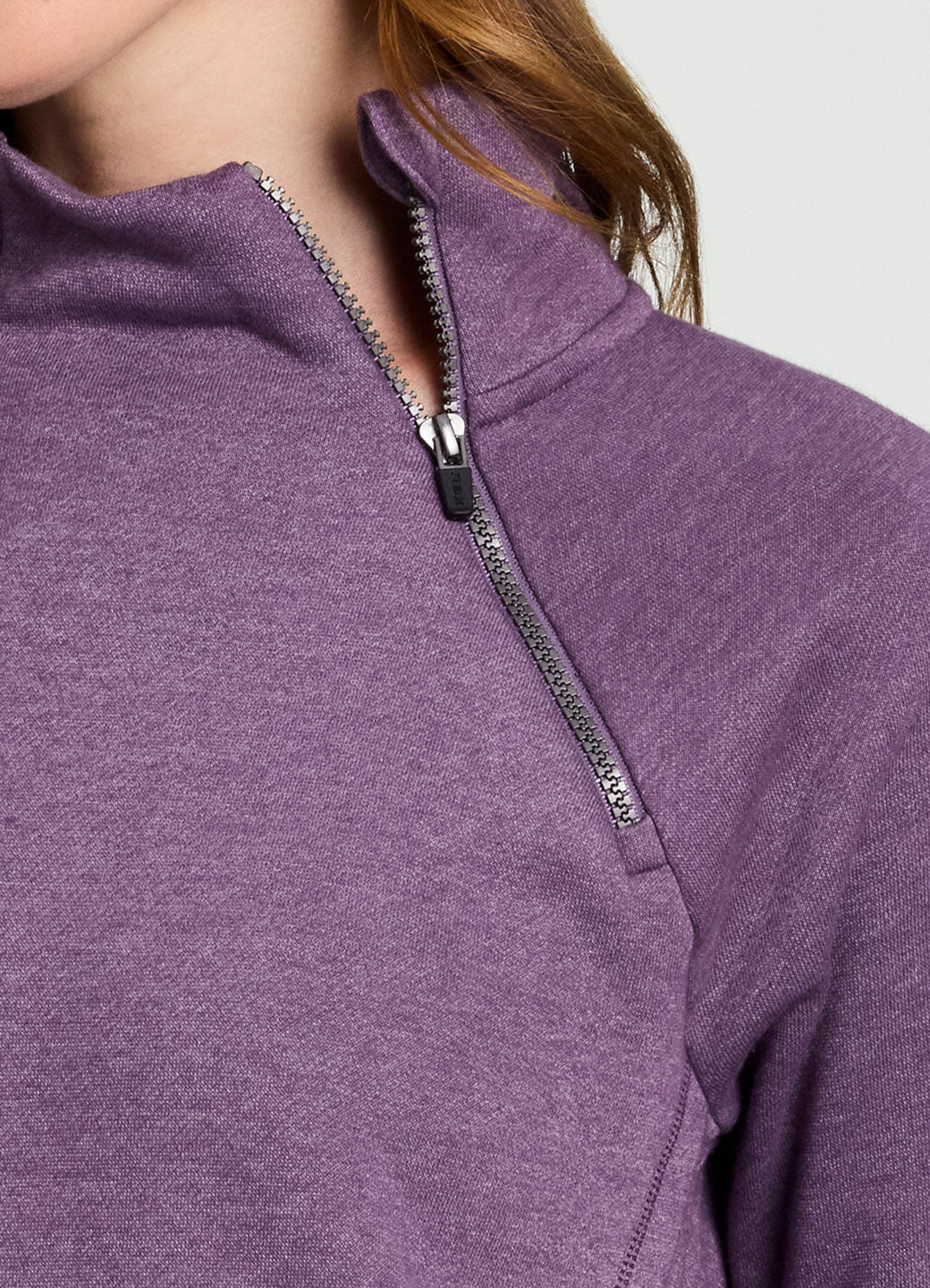 Prime Ready To Roll Fleece Zip Mock Neck Pullover - Image 10