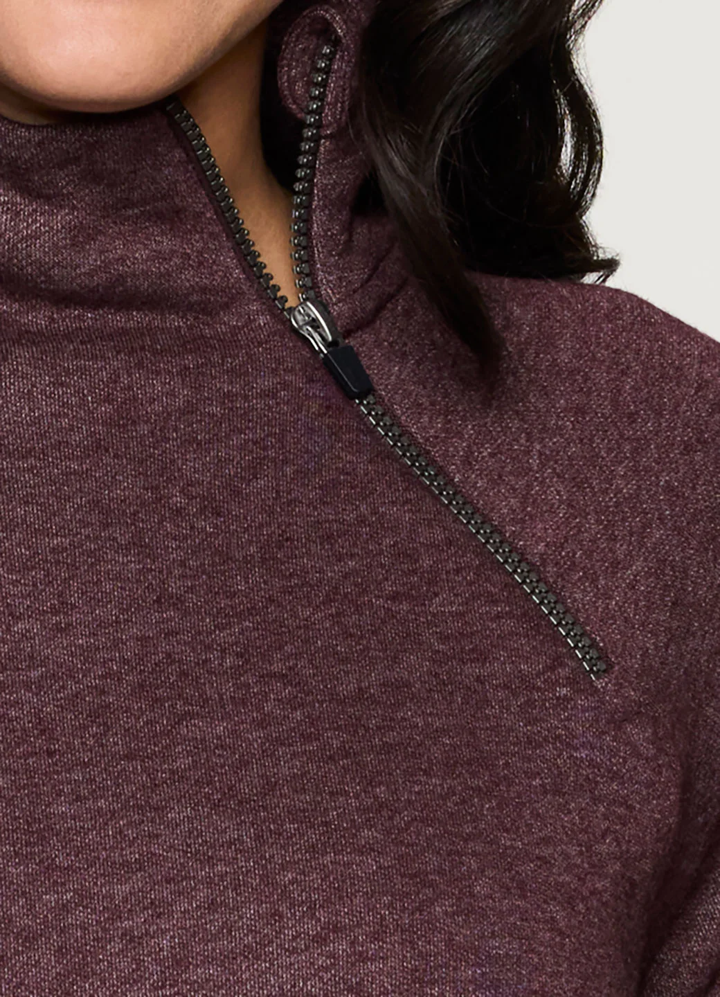 Prime Ready To Roll Fleece Zip Mock Neck Pullover - Image 15