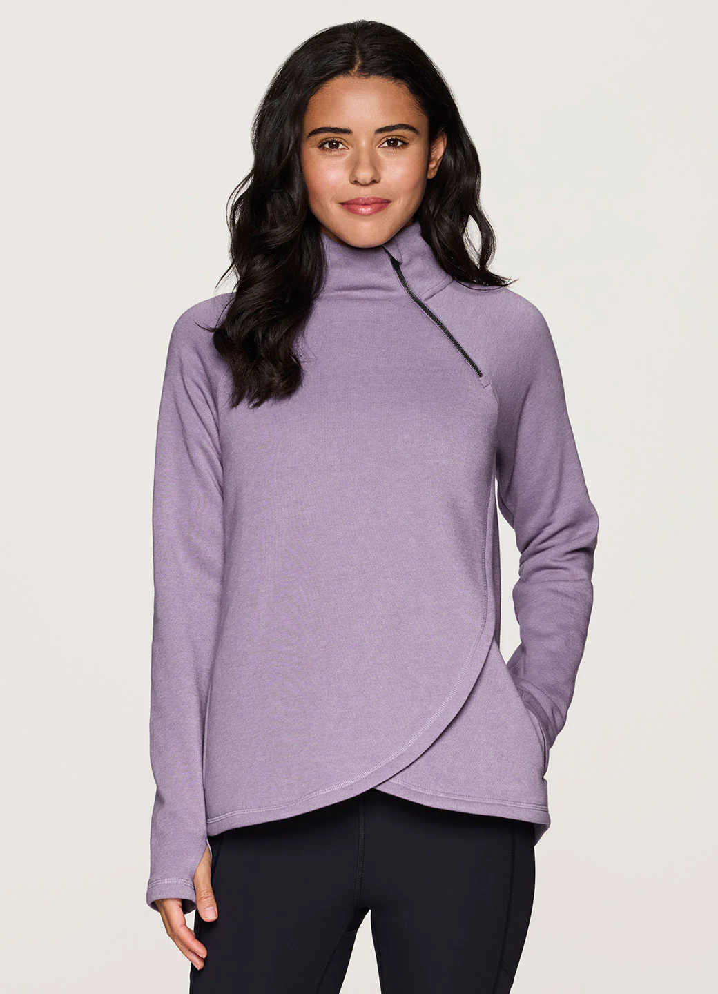 Prime Ready To Roll Fleece Zip Mock Neck Pullover - Image 16