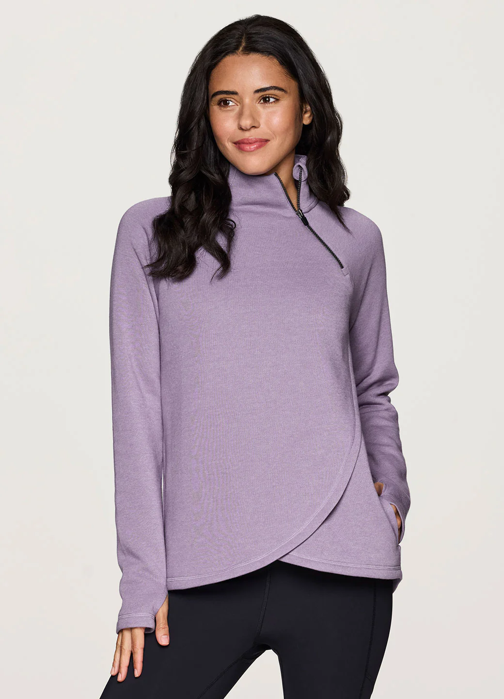 Prime Ready To Roll Fleece Zip Mock Neck Pullover - Image 19