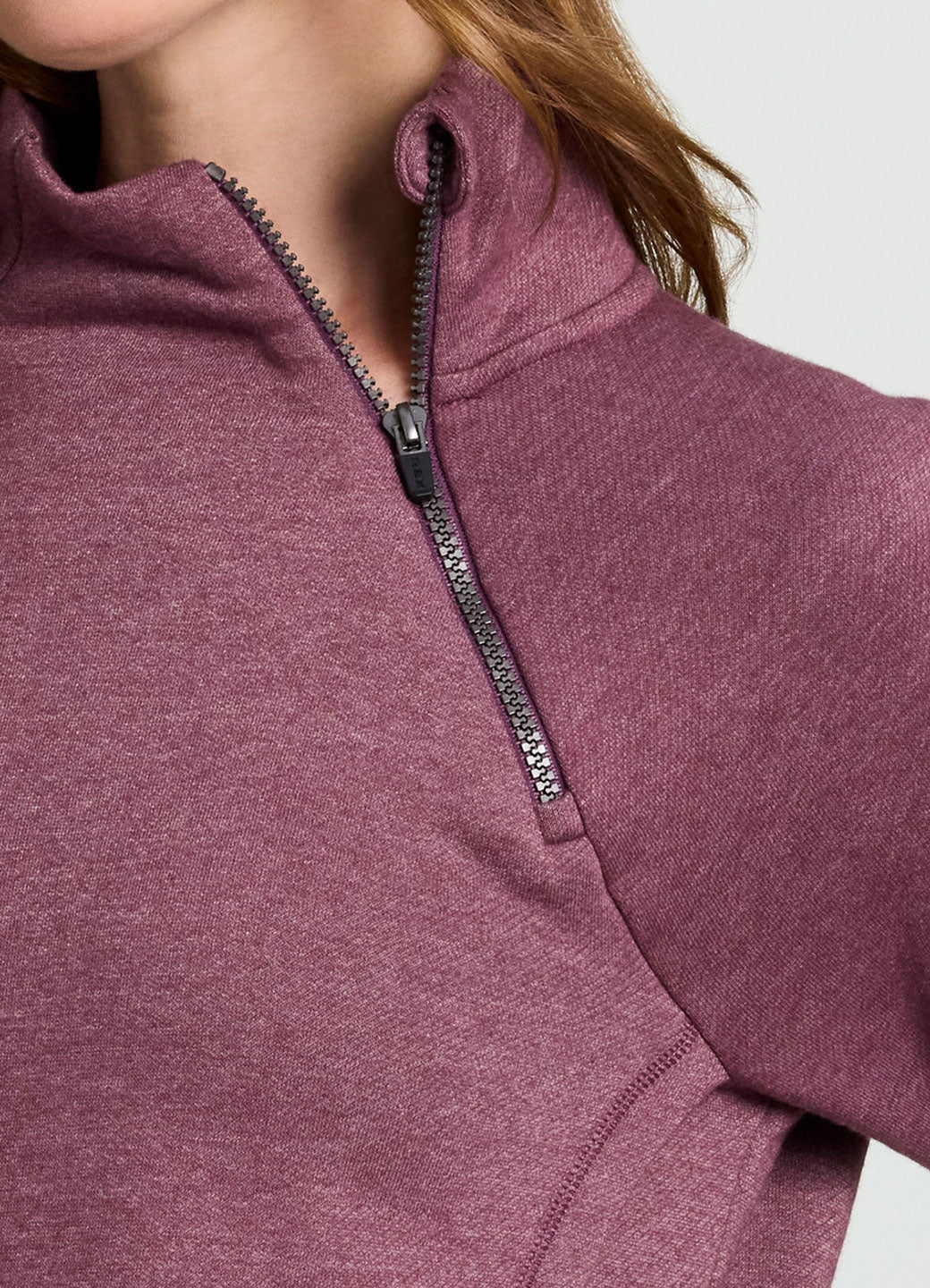 Prime Ready To Roll Fleece Zip Mock Neck Pullover - Image 25
