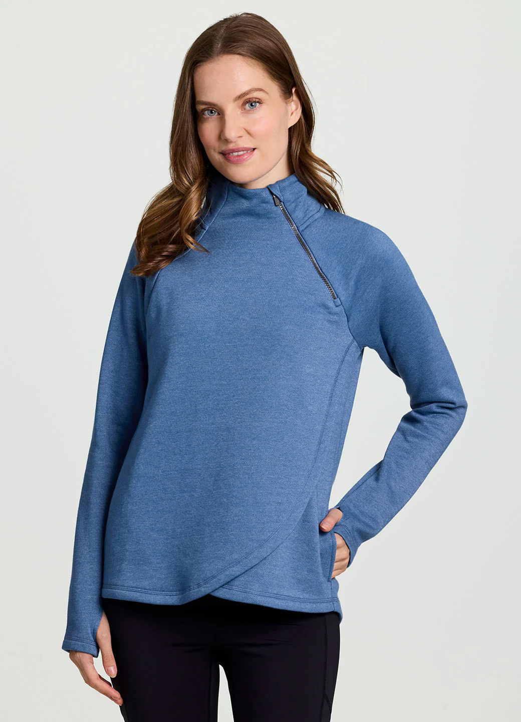 Prime Ready To Roll Fleece Zip Mock Neck Pullover - Image 26