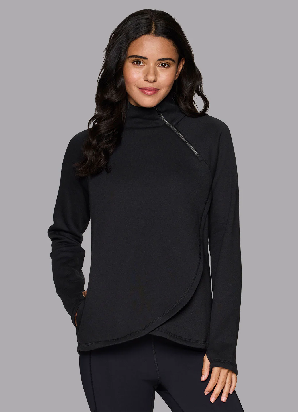 Prime Ready To Roll Fleece Zip Mock Neck Pullover - Image 41