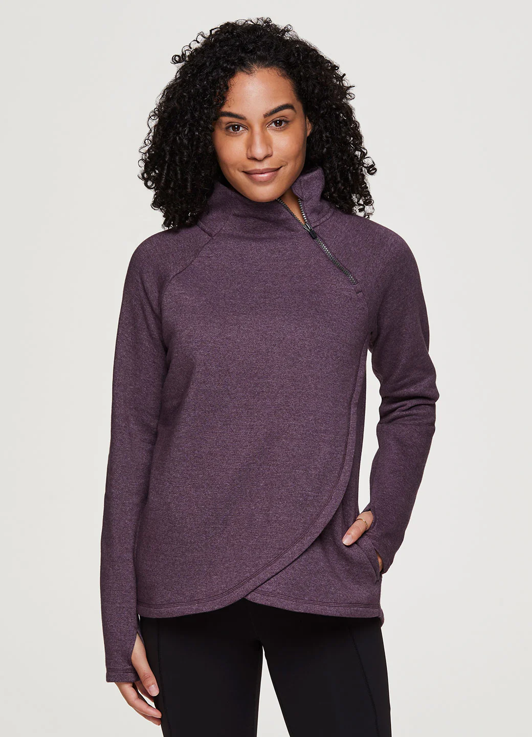 Prime Ready To Roll Fleece Zip Mock Neck Pullover - Image 48