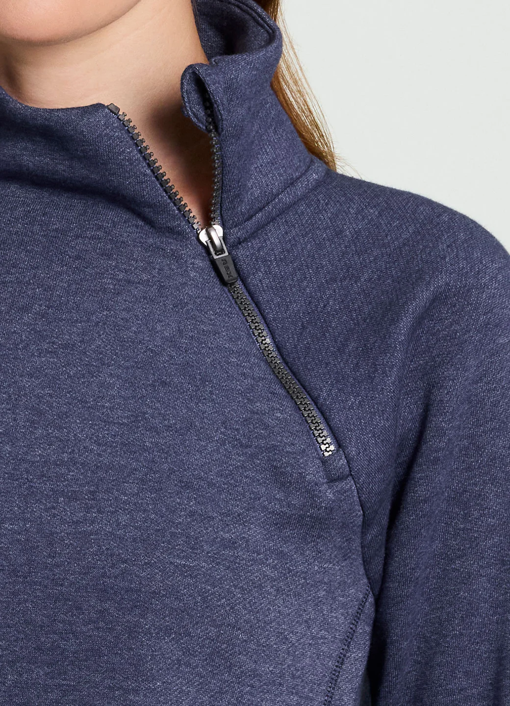 Prime Ready To Roll Fleece Zip Mock Neck Pullover - Image 5