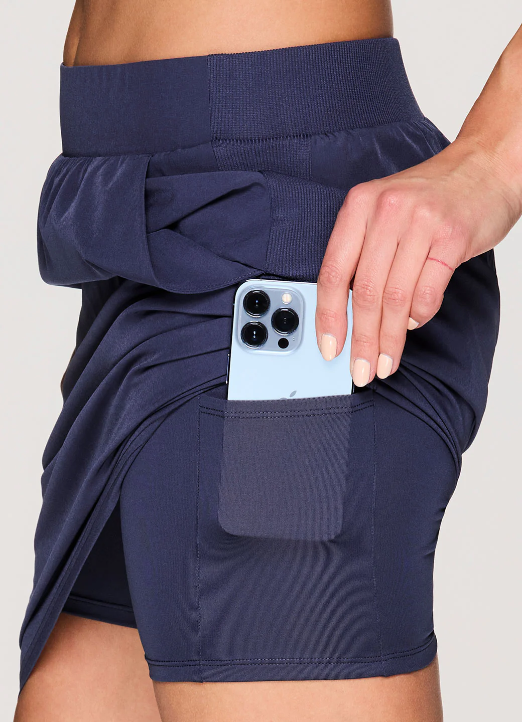 Prime Ribbed 19" Skort - Image 3
