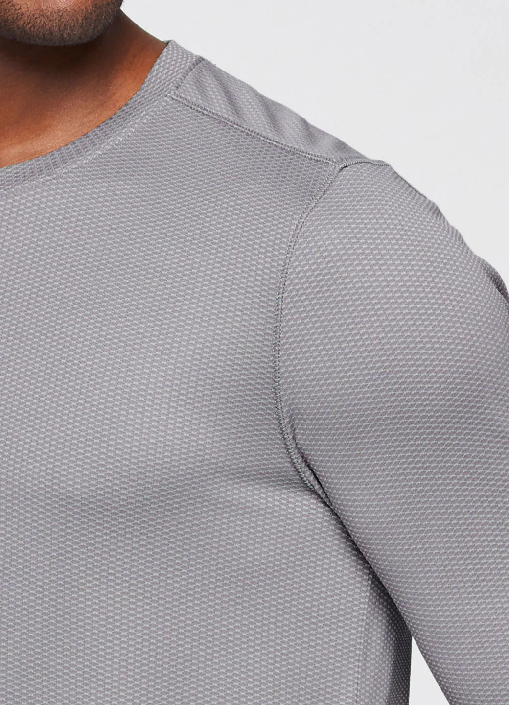 Prime Textured Long Sleeve Workout Tee - Image 14