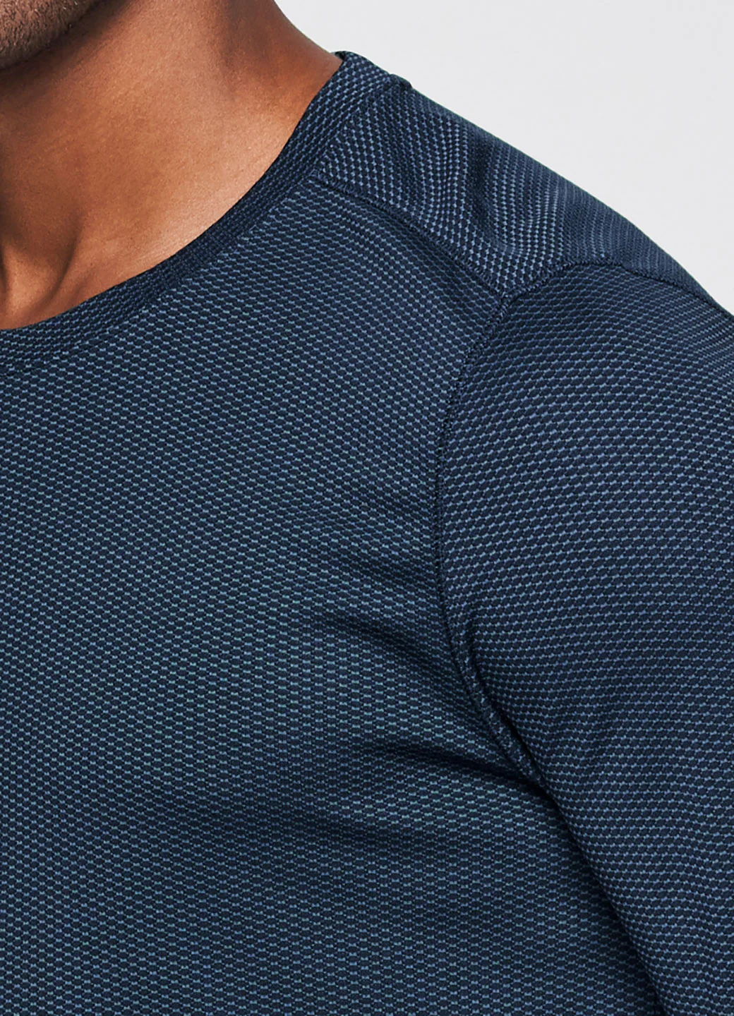 Prime Textured Long Sleeve Workout Tee - Image 2