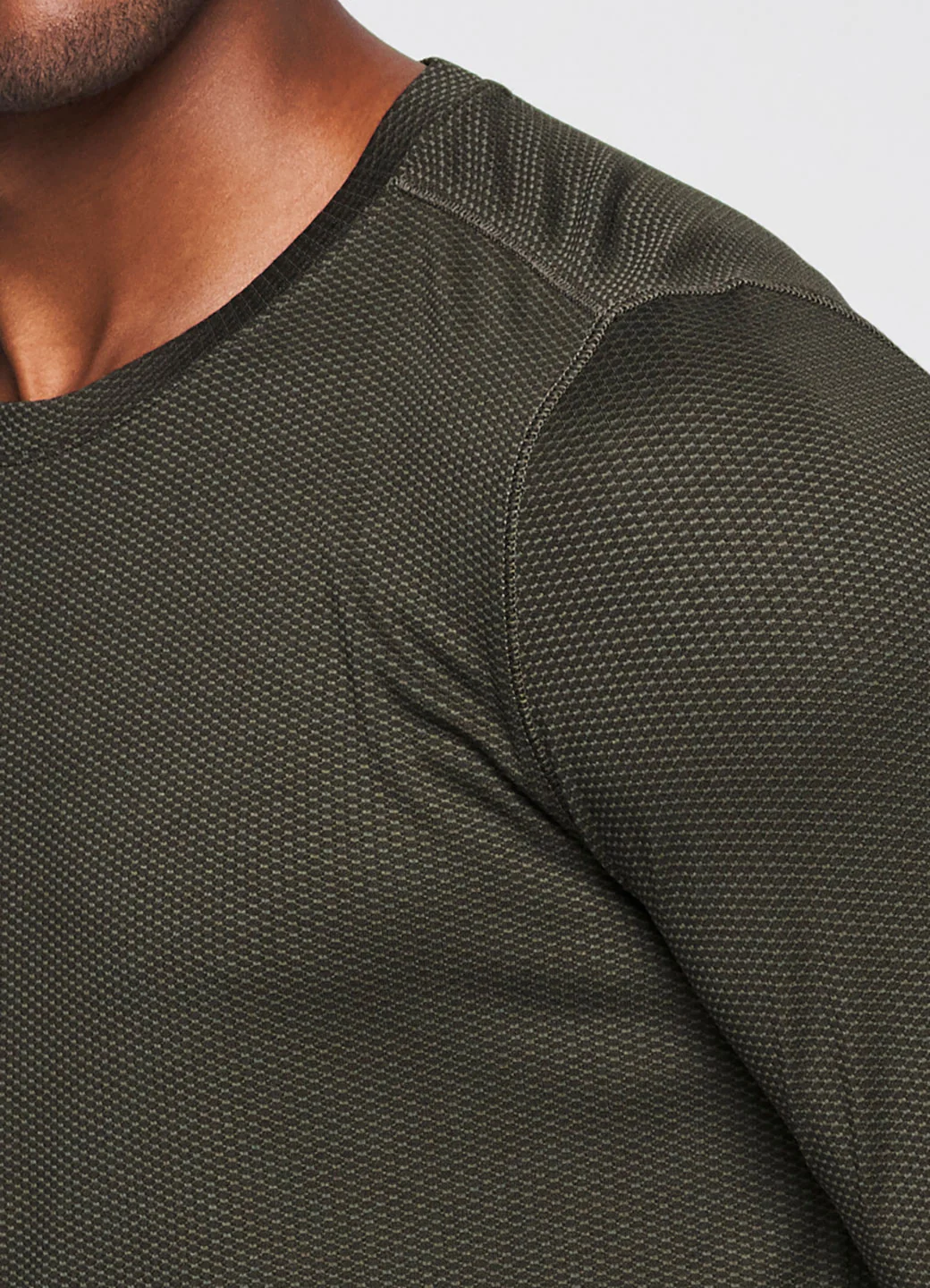 Prime Textured Long Sleeve Workout Tee - Image 6