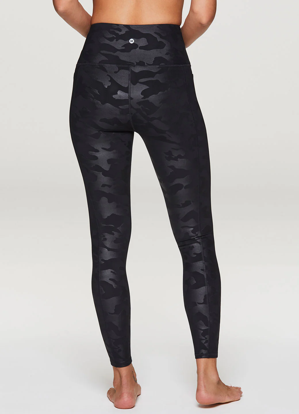 Shine Embossed Camo Legging - Image 2