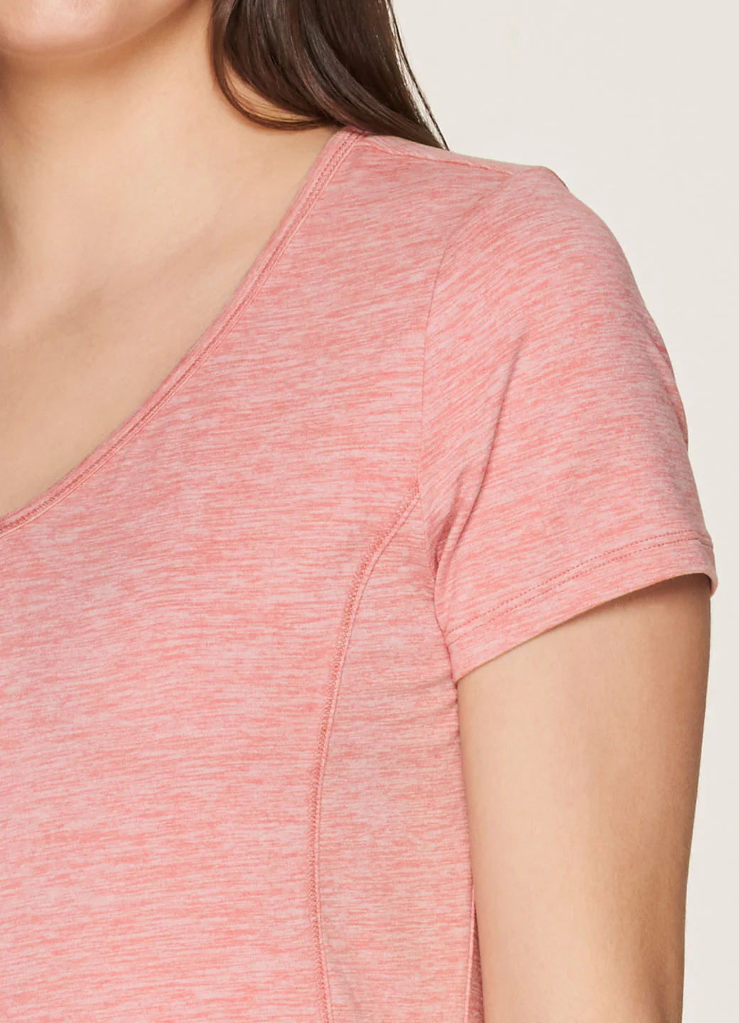 Stratus Super Soft Heathered V-Neck Tee - Image 4