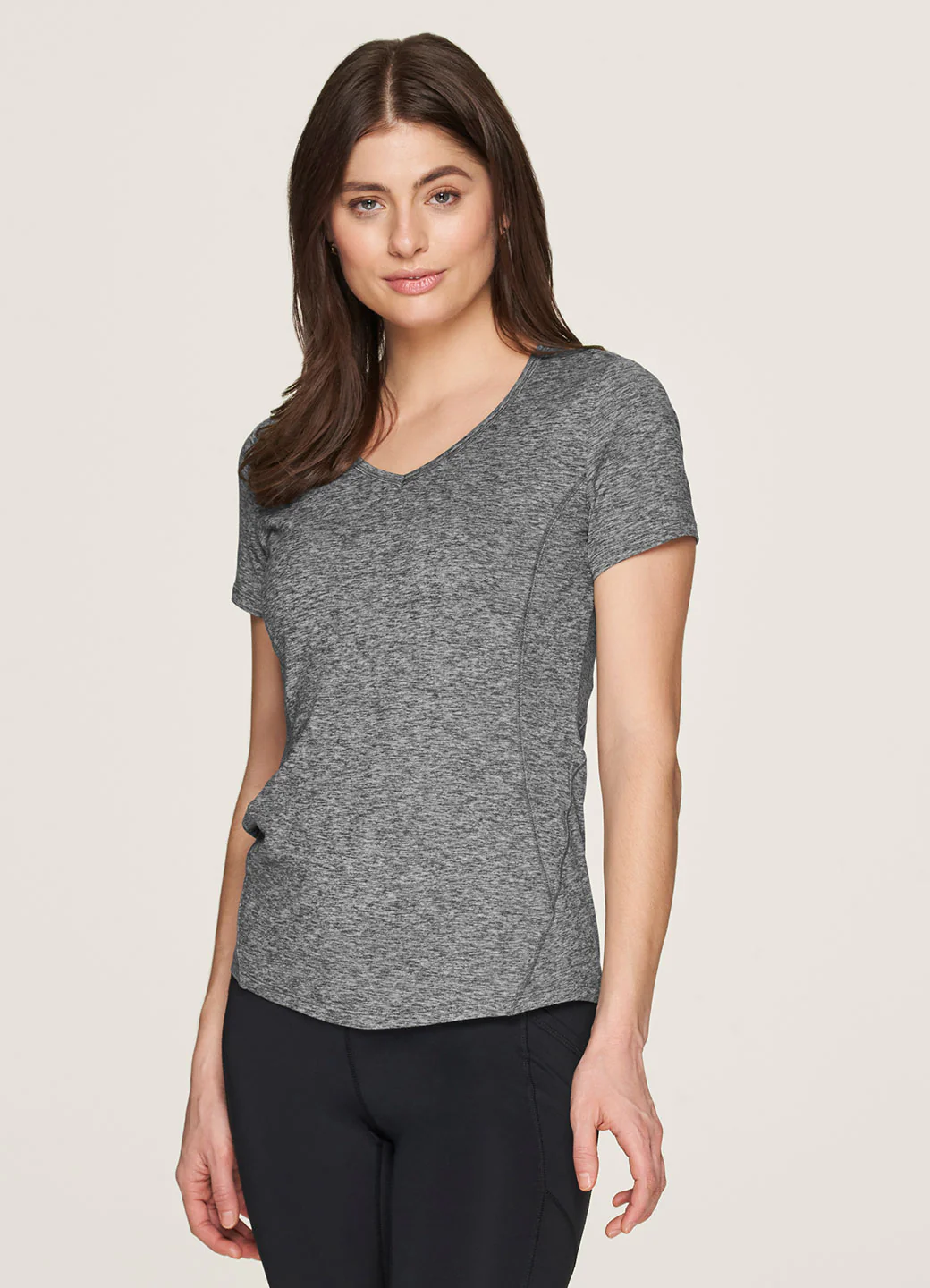 Stratus Super Soft Heathered V-Neck Tee - Image 5