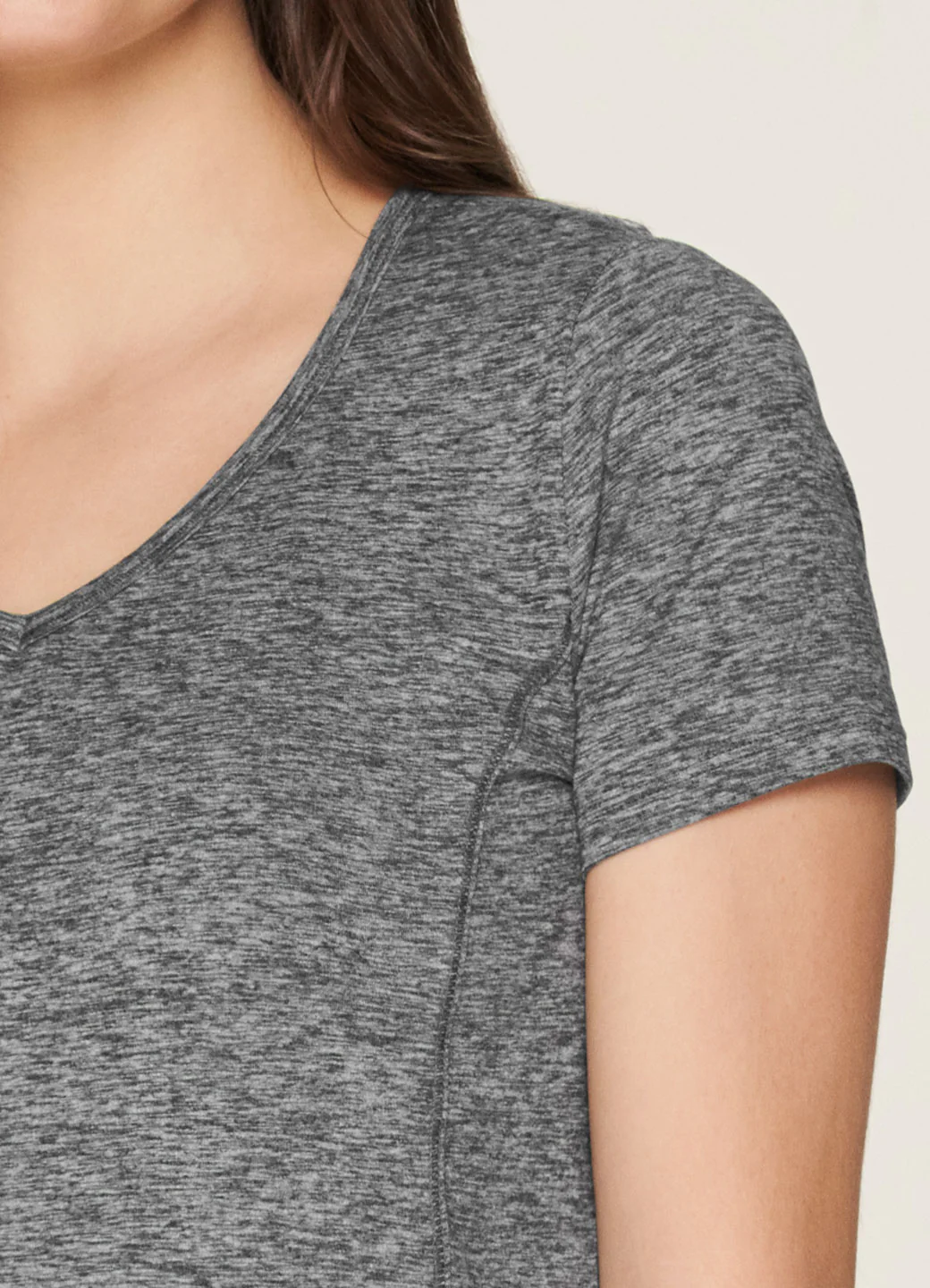 Stratus Super Soft Heathered V-Neck Tee - Image 8