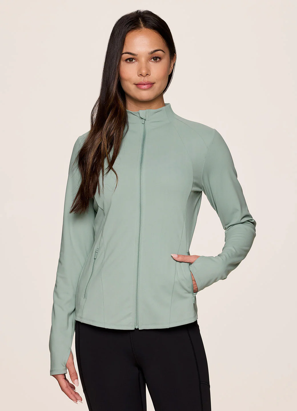 Studio Daily Super Soft Mock Neck Jacket - Image 5