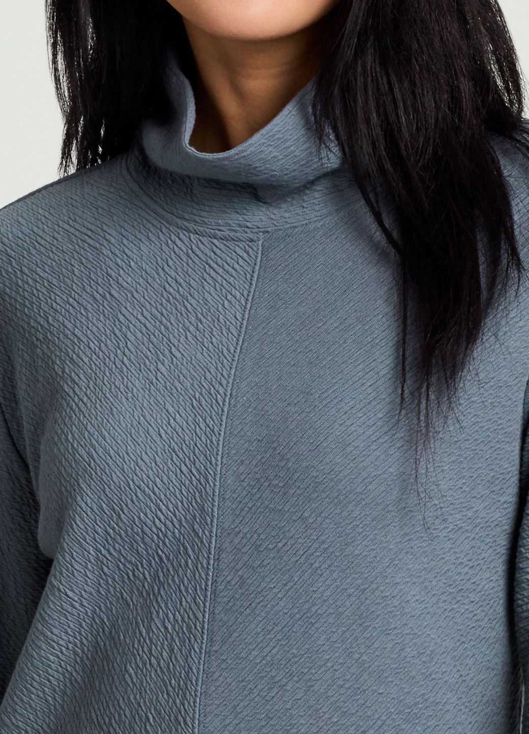 Studio Jacquard Mock Neck Pullover - Image 10