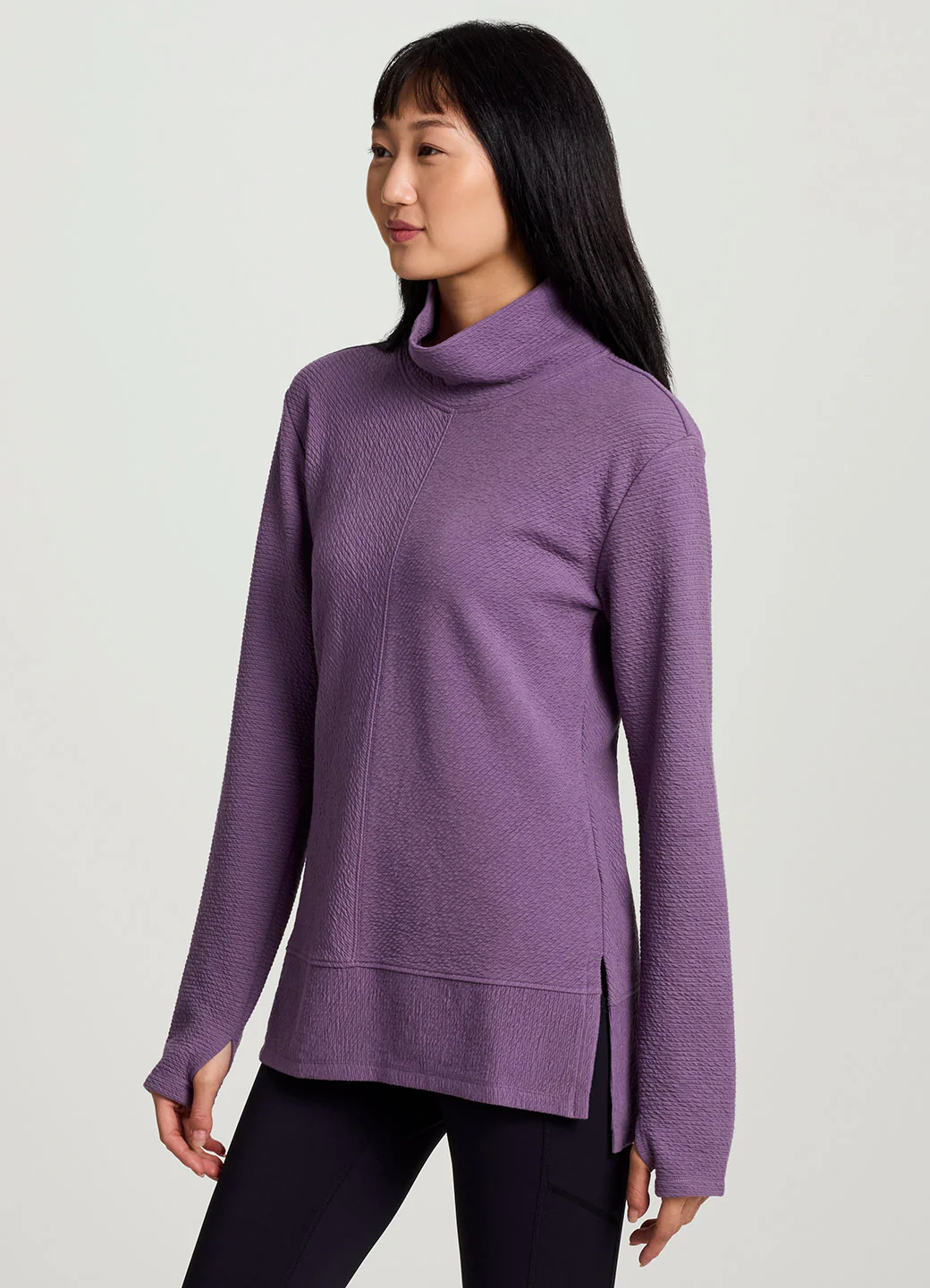 Studio Jacquard Mock Neck Pullover - Image 11