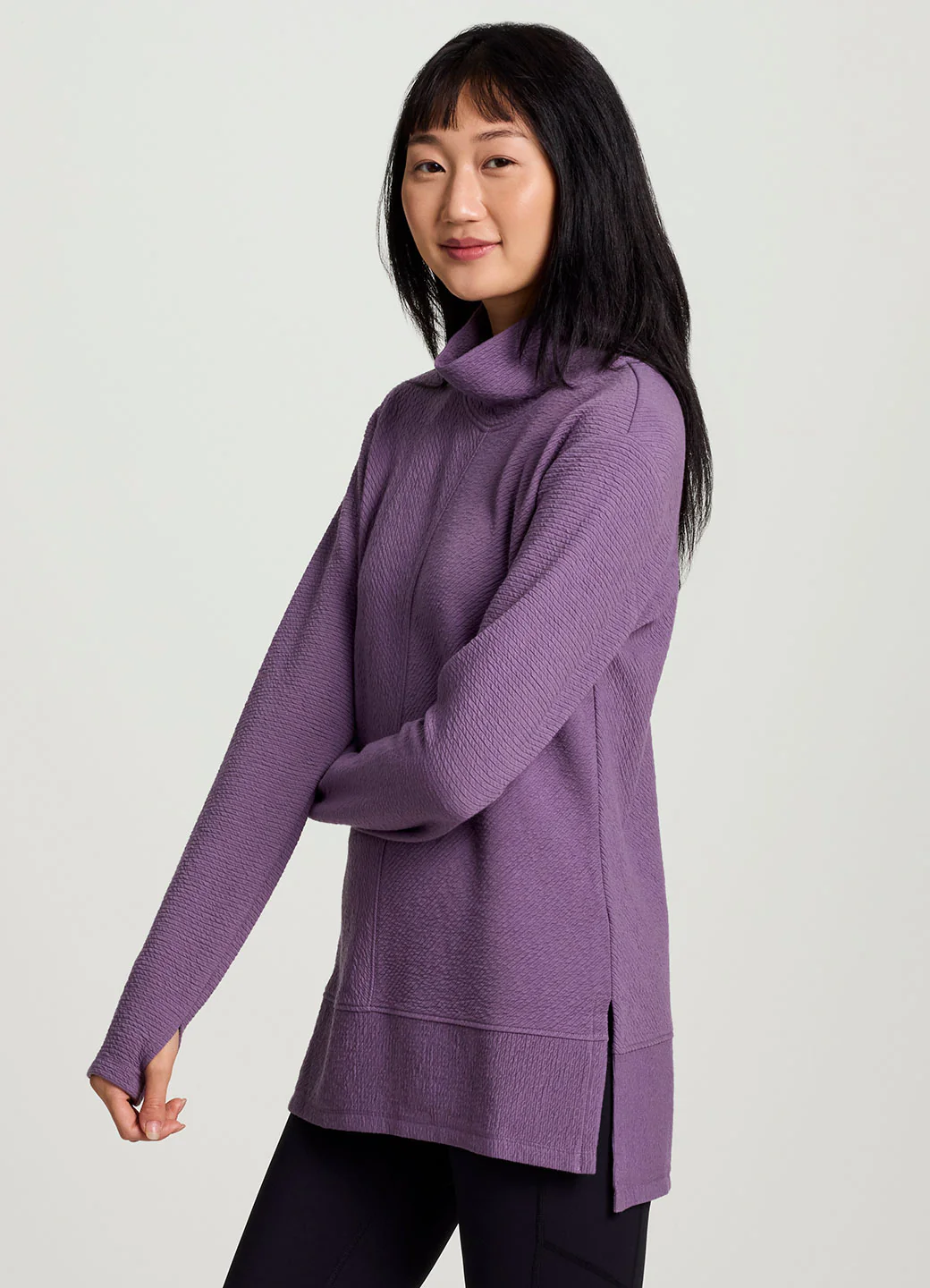 Studio Jacquard Mock Neck Pullover - Image 14