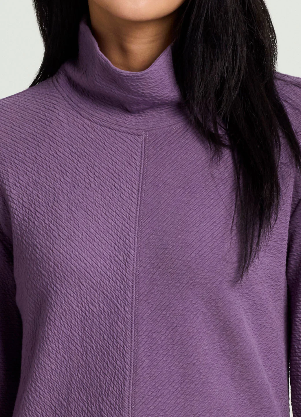 Studio Jacquard Mock Neck Pullover - Image 15