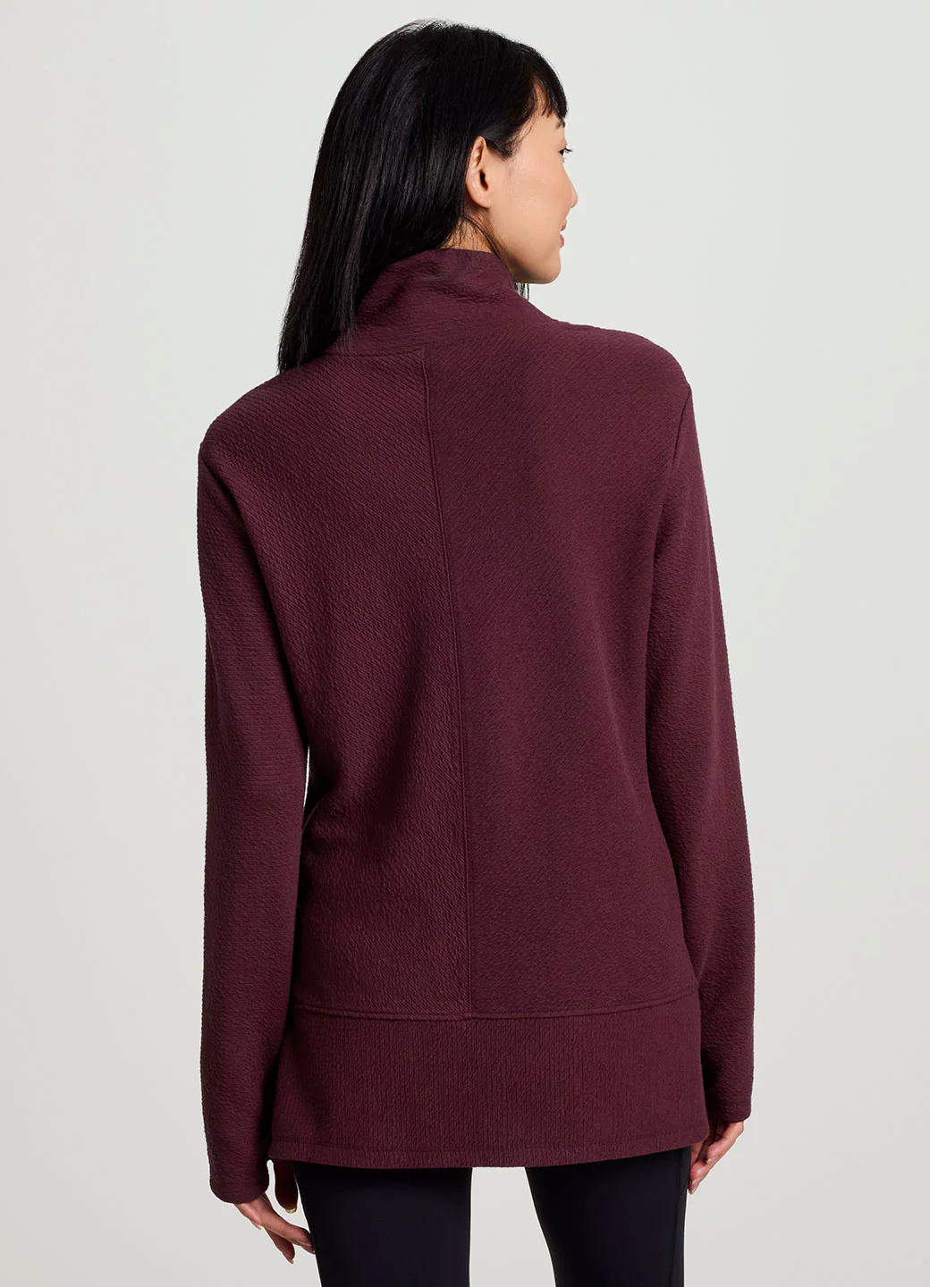 Studio Jacquard Mock Neck Pullover - Image 17