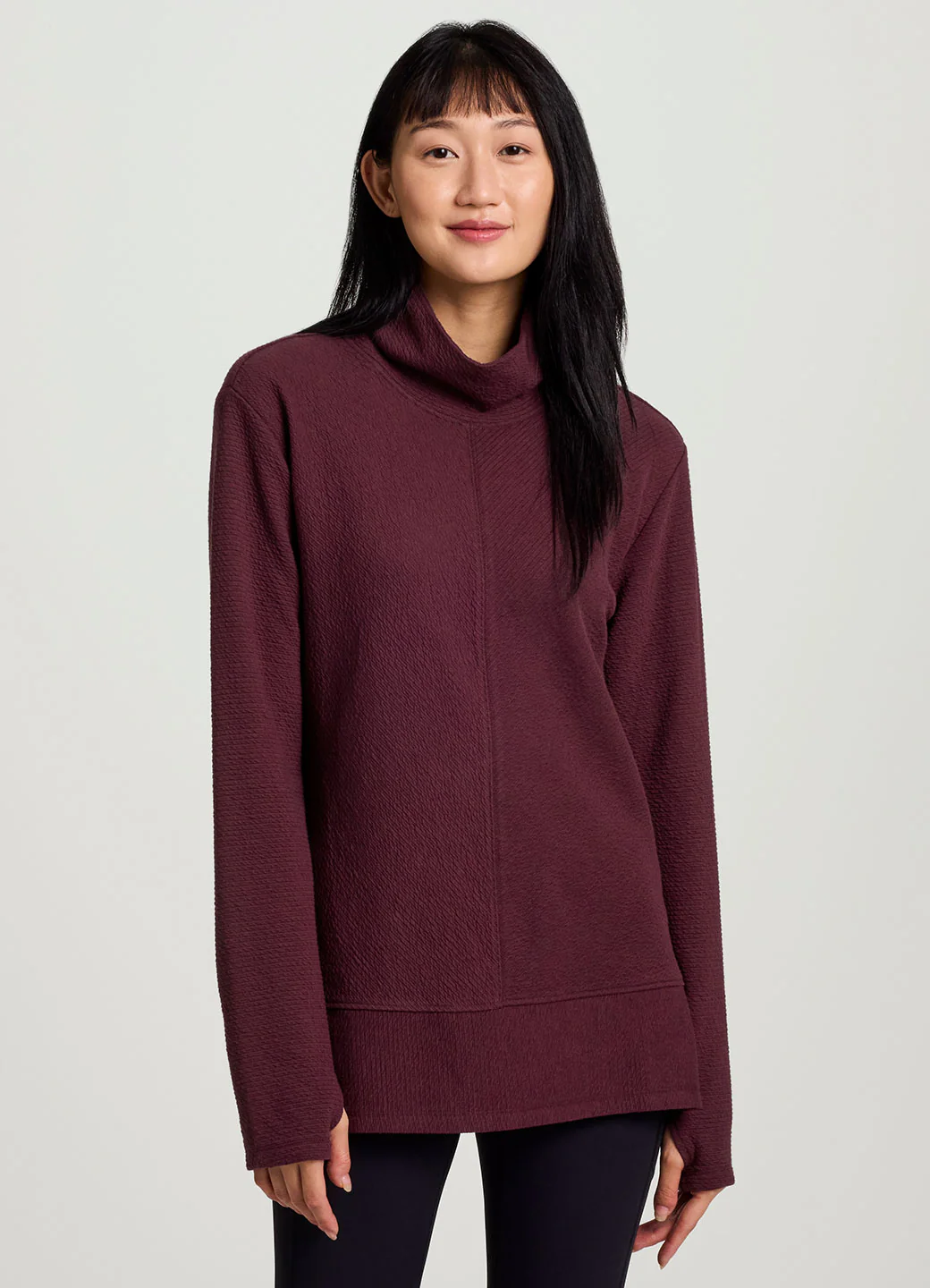 Studio Jacquard Mock Neck Pullover - Image 18
