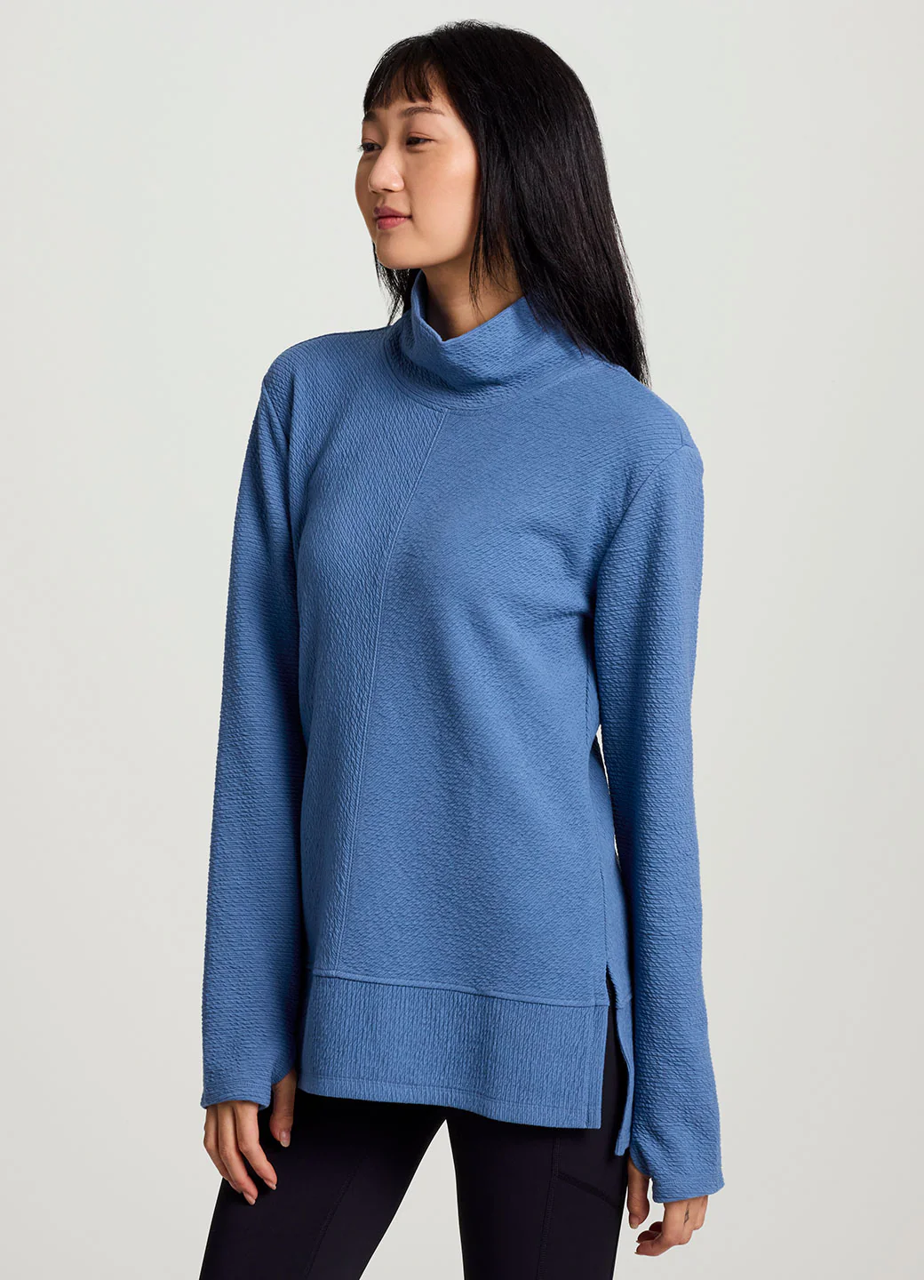Studio Jacquard Mock Neck Pullover - Image 21