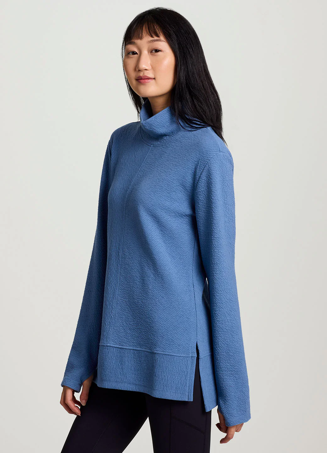 Studio Jacquard Mock Neck Pullover - Image 24