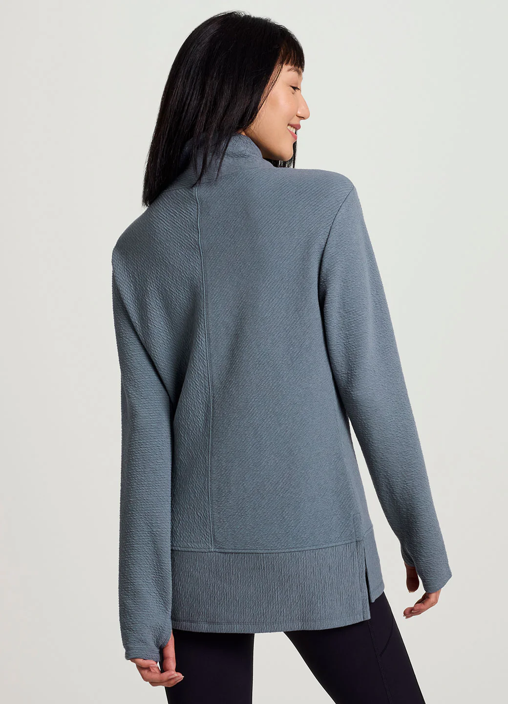 Studio Jacquard Mock Neck Pullover - Image 7